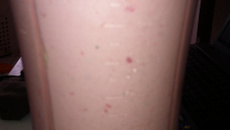 Milkshake fraise cerise