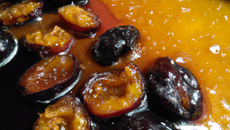Pruneaux sauce à l'orange