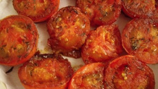 Gaufres salées tomates grillées-ricotta