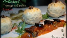 Artichauts farcis au fromage de brebis