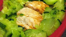 Papillote de saumon & courgette