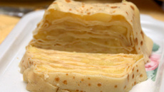 Terrine de crêpes aux pommes