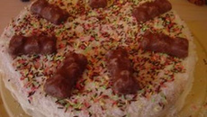 Gâteau mon blanc noix de coco et citron vert