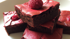 Brownies framboises