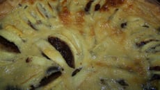 Tarte aux pommes et chocolat maison