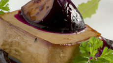 Foie gras poêle à la Violette