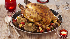 Chapon aux champignons