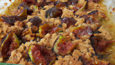 Crumble figues miel allégé