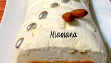 La Bûche Vanille-Caramel, croustillant spéculos praliné