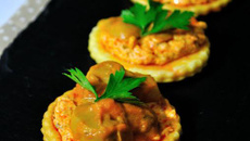 Petites bouchées feuilletées aux champignons