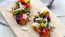 Bruschetta aux poivrons