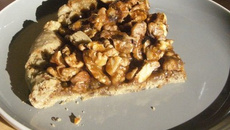 Tarte aux noix et au caramel