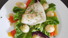 Salade de cabillaud au raifort