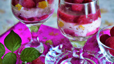 Verrine framboise