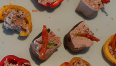 Bouchées au thon et 3 poivrons