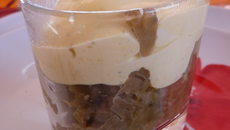 Verrines apéritives caviar d'aubergines