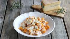 Gnocchi de potiron au Morbier