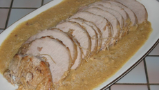 Rôti de porc au lait