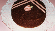 Génoise chocolat fourrée ganache