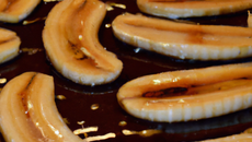 Banane flambée au miel