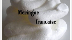 Meringue française à cuisson douce