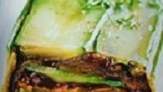 Terrine de légumes aux pignons de pin et son nectar de tomates