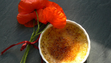 Crème brûlée parfumée à la vanille