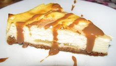 Cheese cake au chocolat blanc et poires