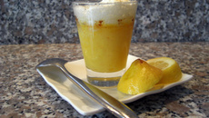 Crème de citron meringuée en verrine