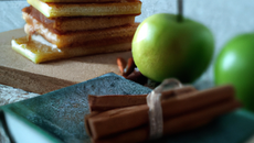 Bricks pommes vertes et cannelle