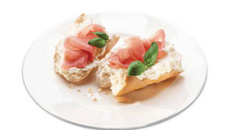 Snacks au jambon de Parme