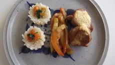 Filet mignon aux poivrons