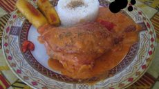 Poulet fumé sauce arachide & sa douceur africaine