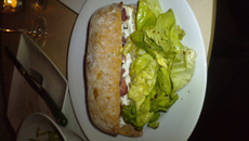 Croque Italien au jambon de Parme