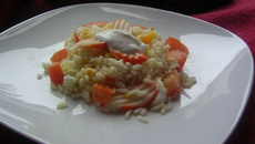 Salade riz surimi