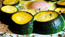 Suprême œuf courgette