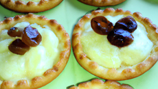 Tartelettes au raisin blanc
