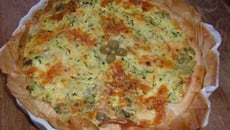 Tarte aux courgettes crémeuse