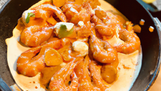 Langoustines au curry