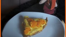 Quiche à la ricotta, potimarron et tofu épicé