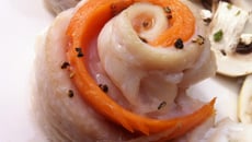 Petit roulé de cabillaud et saumon