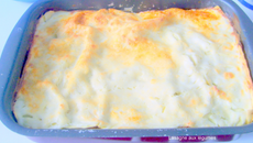 Lasagnes de légumes aux protéines de soja