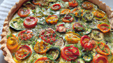 Tarte aux légumes du soleil rapide