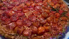 Tarte tatin de tomates cerises