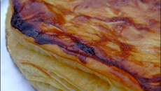 Galette frangipane myrtilles