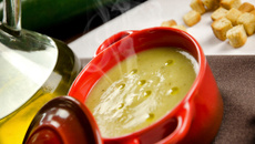 Velouté gourmand de courgettes