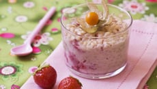 Délice de blé à la fraise