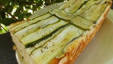 Cake au saumon, au cabillaud et aux courgettes