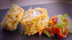 Rösti roulé de pommes de terre au Boursin