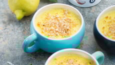 Crème citron vanille crumble sablé